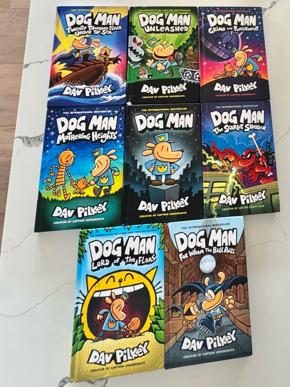 “Dog Man” Hardback Book Bundle